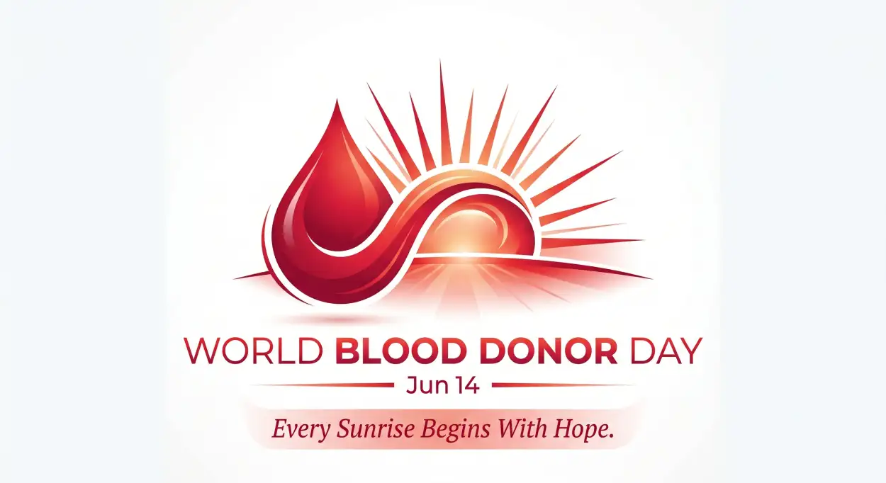 Free Download World Blood Donor Day 2026 Blood Donation Campaign Post - High Quality World Blood Donor Day 2026 Image