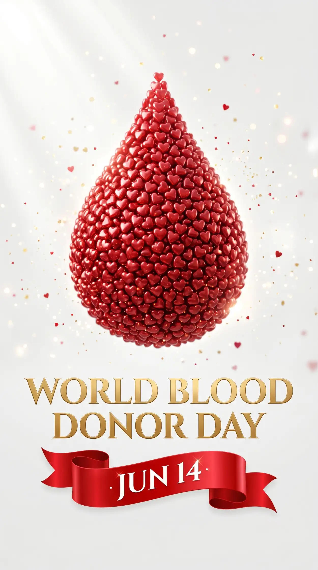 Free Download World Blood Donor Day 2026 Blood Drop Illustration - High Quality World Blood Donor Day 2026 Image