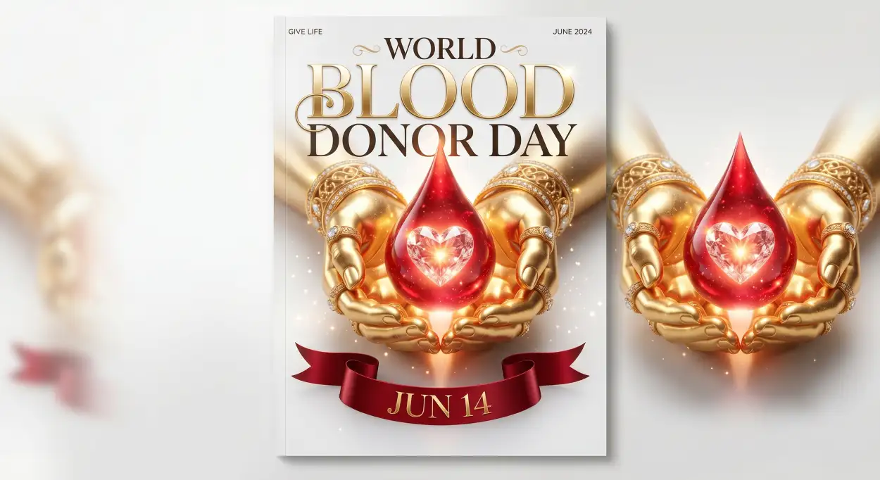 Free Download World Blood Donor Day 2026 Campaign Branding Kit - High Quality World Blood Donor Day 2026 Image