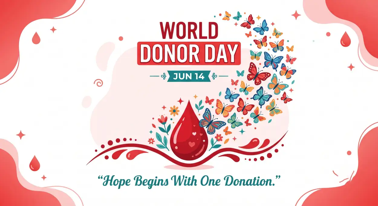 Free Download World Blood Donor Day 2026 Celebration Ideas - High Quality World Blood Donor Day 2026 Image
