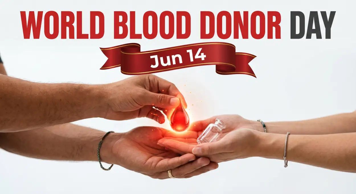 Free Download World Blood Donor Day 2026 Modern Facebook Banner - High Quality World Blood Donor Day 2026 Image