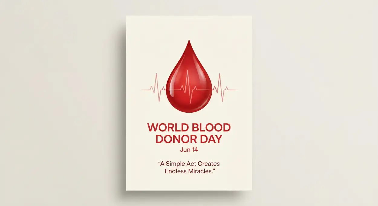 Free Download World Blood Donor Day 2026 Pinterest Pin Design - High Quality World Blood Donor Day 2026 Image