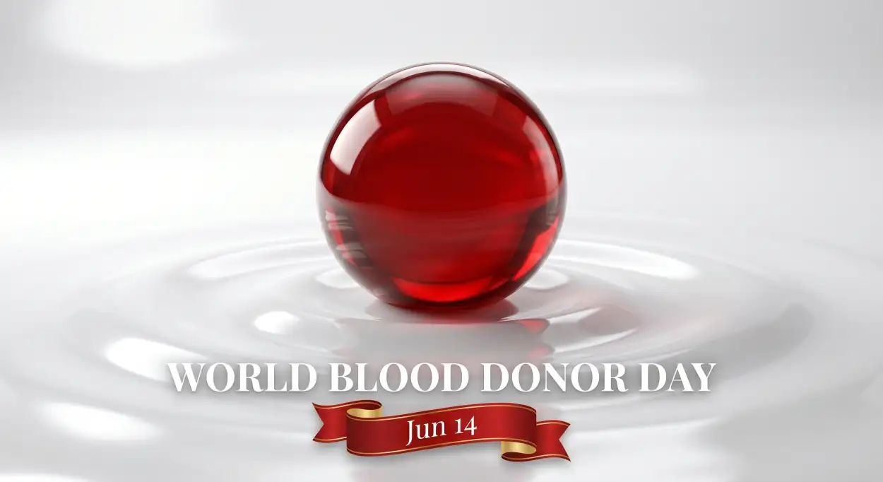 Free Download World Blood Donor Day 2026 Public Awareness Graphics - High Quality World Blood Donor Day 2026 Image