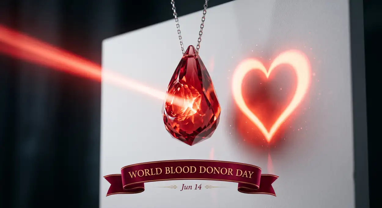 Free Download World Blood Donor Day 2026 Red Drop Creative Artwork - High Quality World Blood Donor Day 2026 Image
