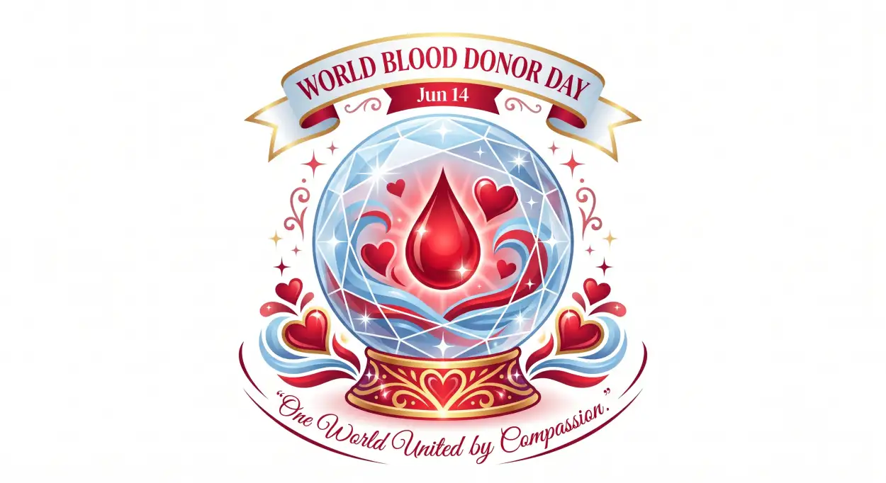 Free Download World Blood Donor Day 2026 Transparent Png - High Quality World Blood Donor Day 2026 Transparent PNG