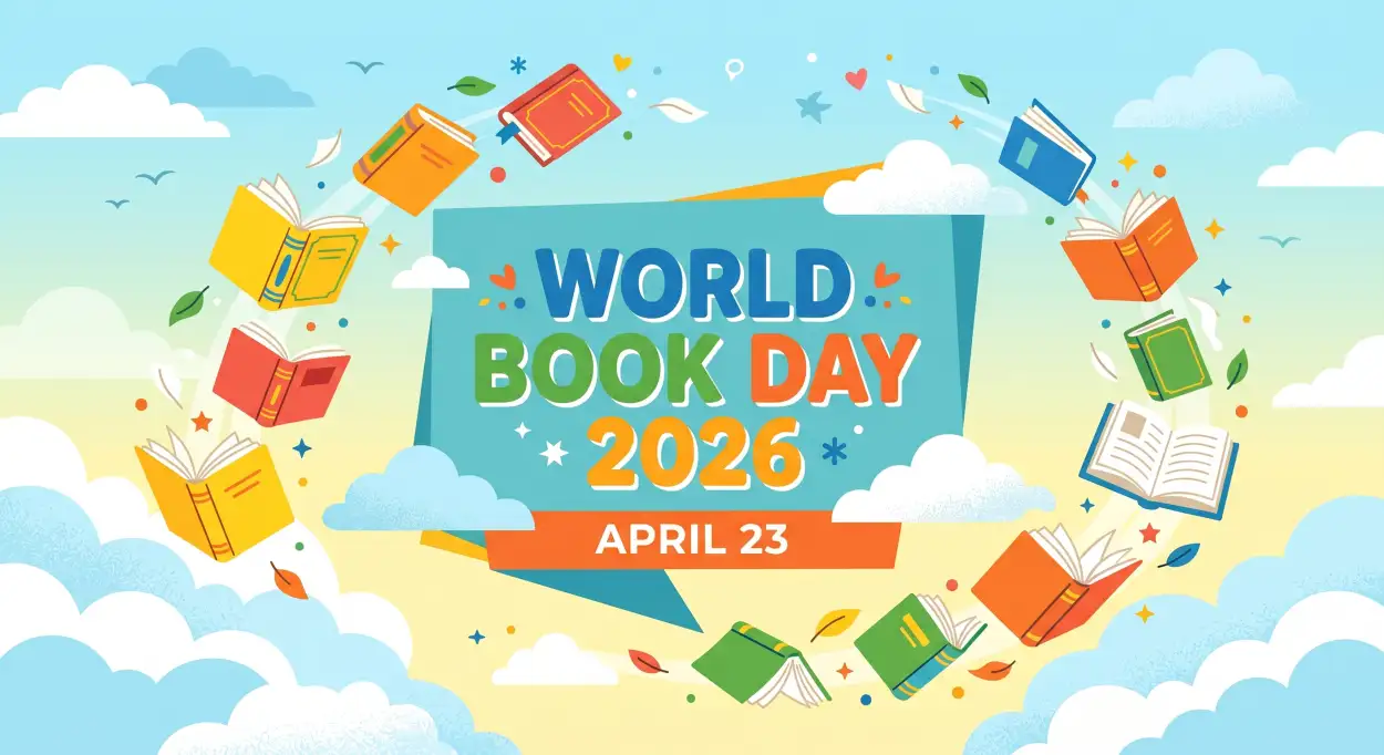 Free Download World Book Day 2026 Flex Banner Template - High Quality World Book Day 2026 Image