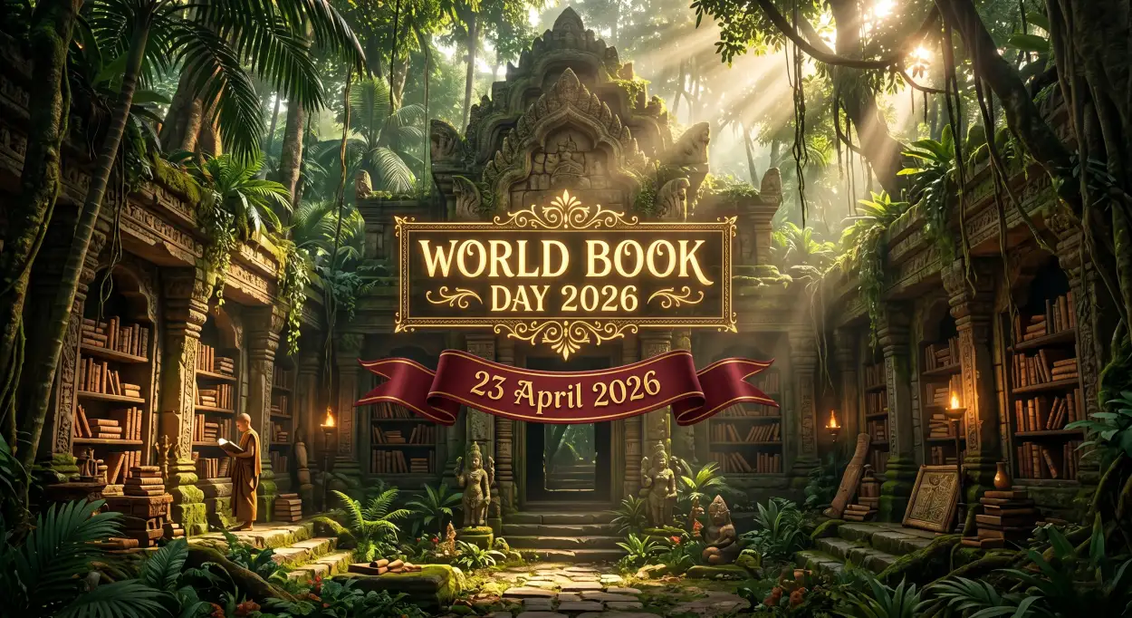 Free Download World Book Day 2026 Poster Png Free Download - High Quality World Book Day 2026 Transparent PNG