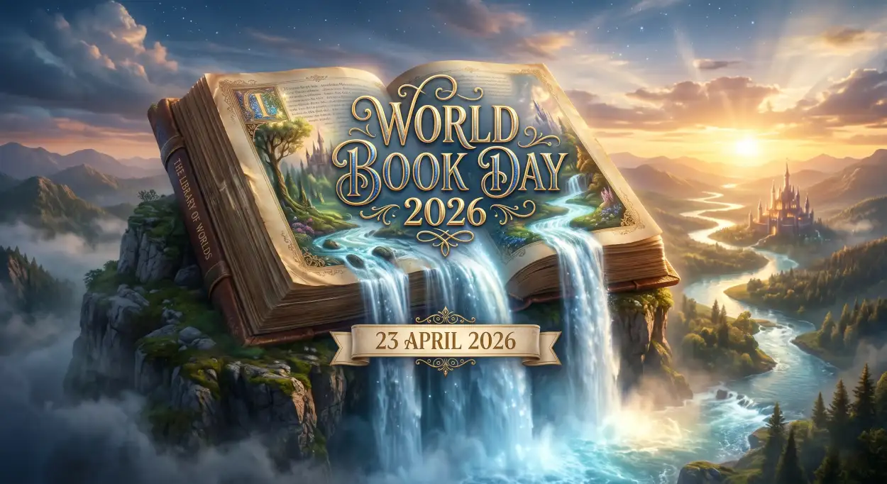 Free Download World Book Day 2026 Social Media Post Design - High Quality World Book Day 2026 Image