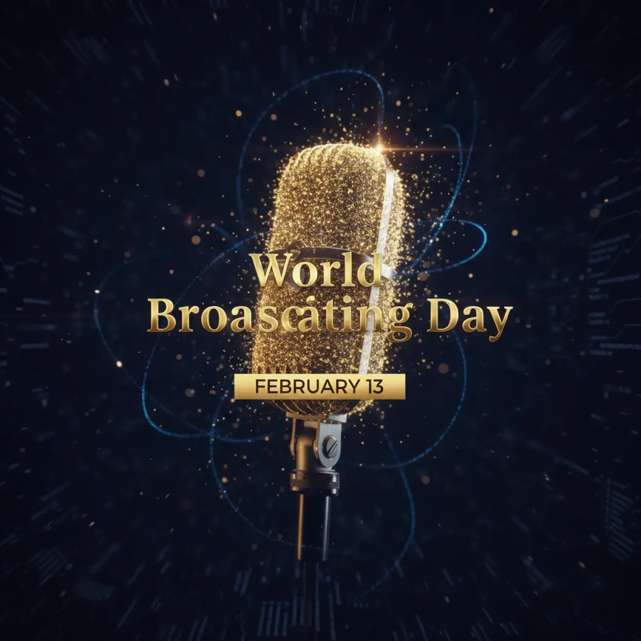 Free Download World Broadcasting Day Celebration Campaign Ideas - High Quality World Broadcasting Day Background