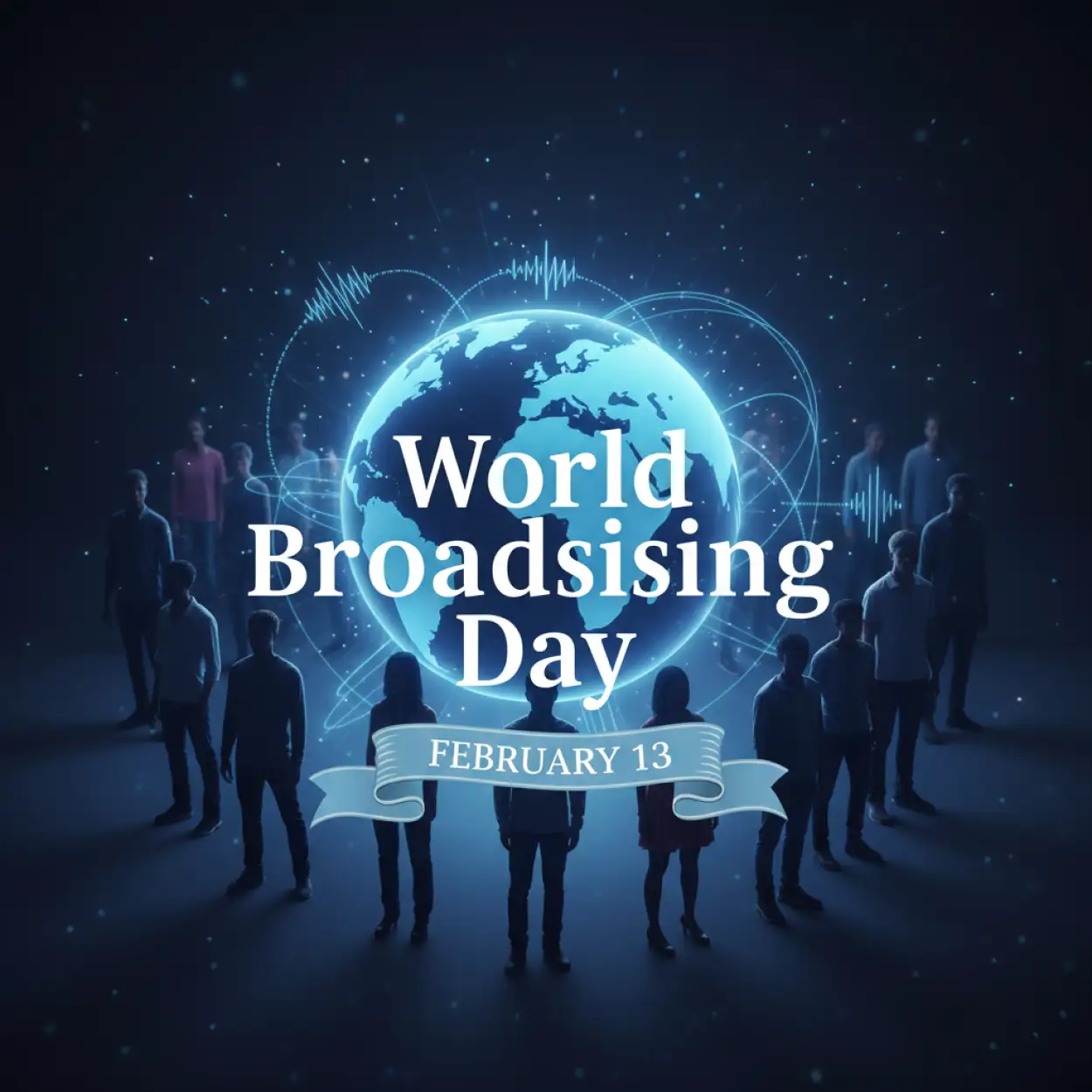 Free Download World Broadcasting Day Celebration In Schools - High Quality World Broadcasting Day Background