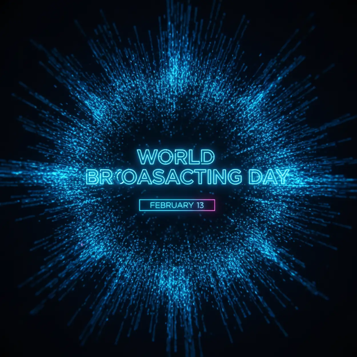 Free Download World Broadcasting Day Creative Ad Design - High Quality World Broadcasting Day Background