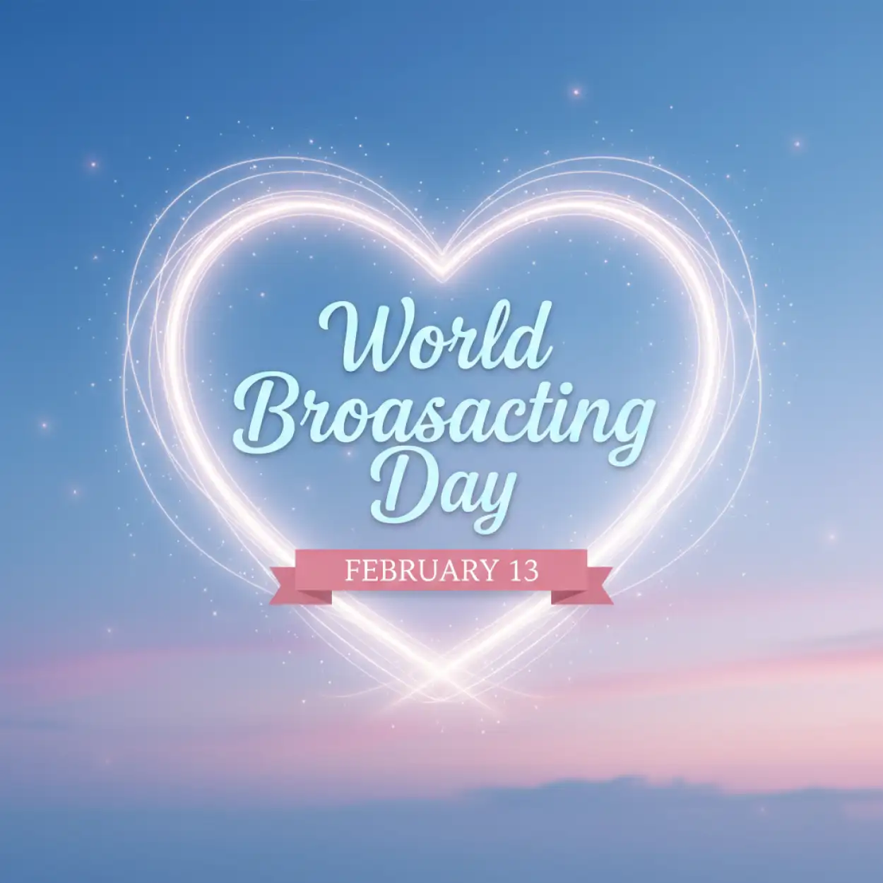 Free Download World Broadcasting Day Professional Social Banner - High Quality World Broadcasting Day Background