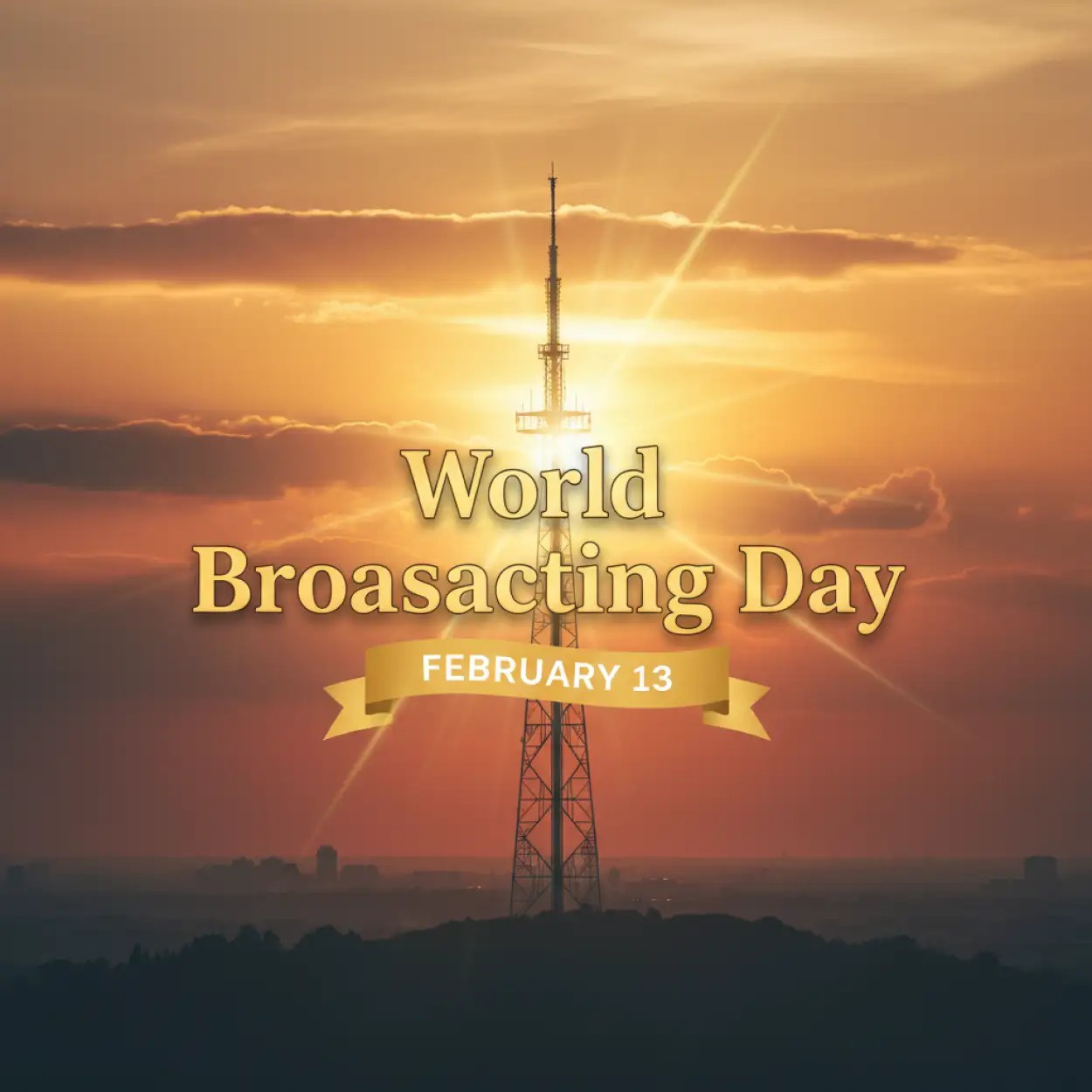 Free Download World Broadcasting Day Radio Industry Tribute - High Quality World Broadcasting Day Image