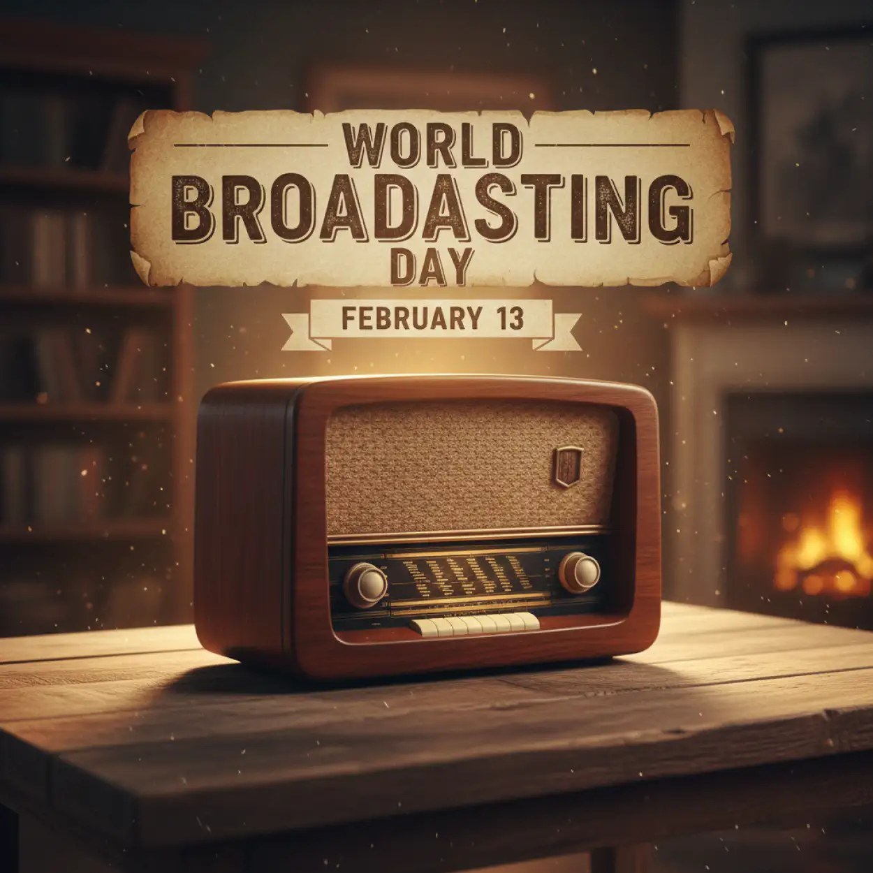 Free Download World Broadcasting Day Radio Podcast Theme - High Quality World Broadcasting Day Image