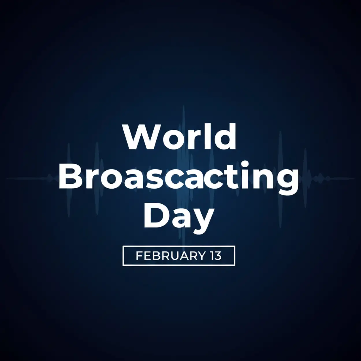 Free Download World Broadcasting Day Slogans - High Quality World Broadcasting Day Background