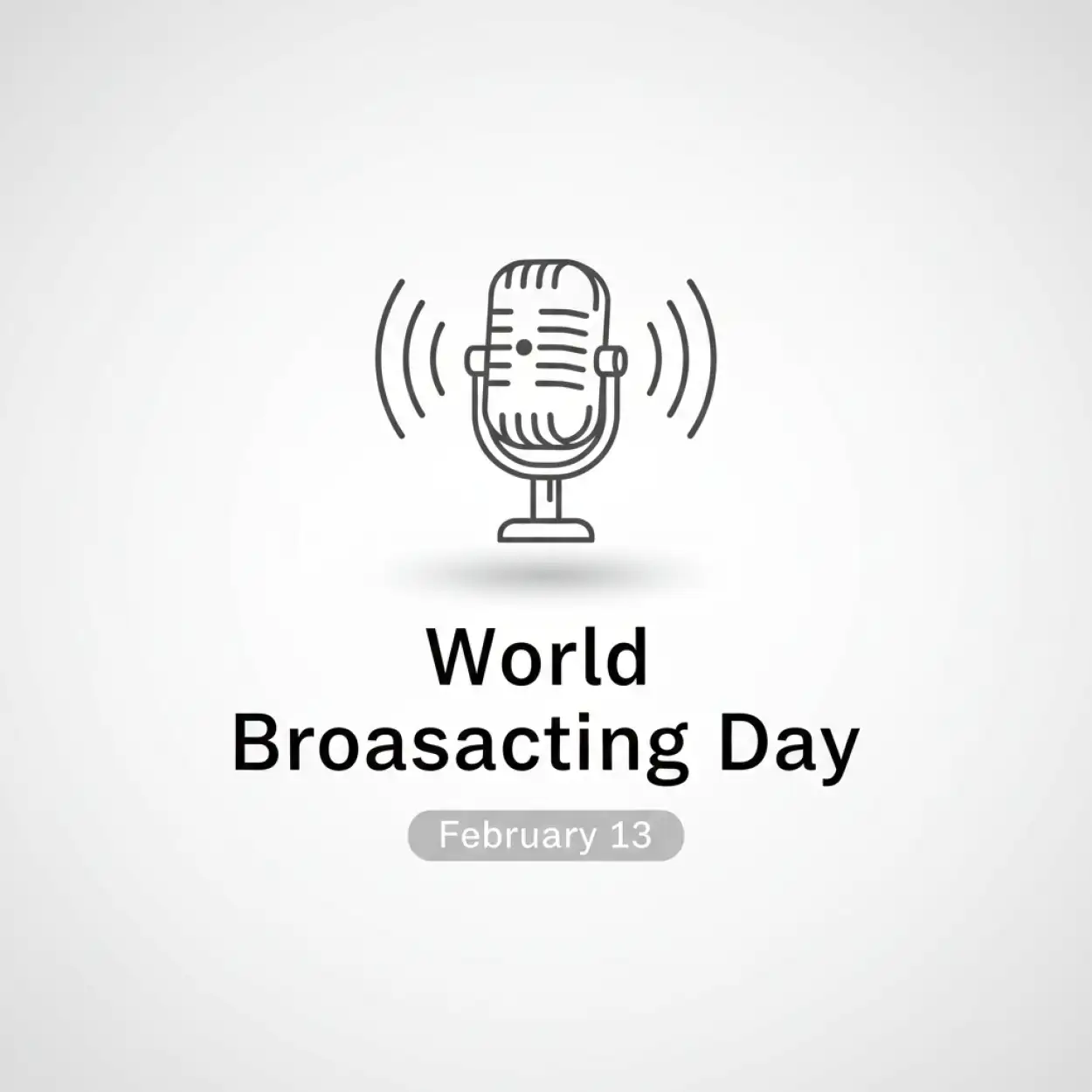 Free Download World Broadcasting Day Speech In English - High Quality World Broadcasting Day Background