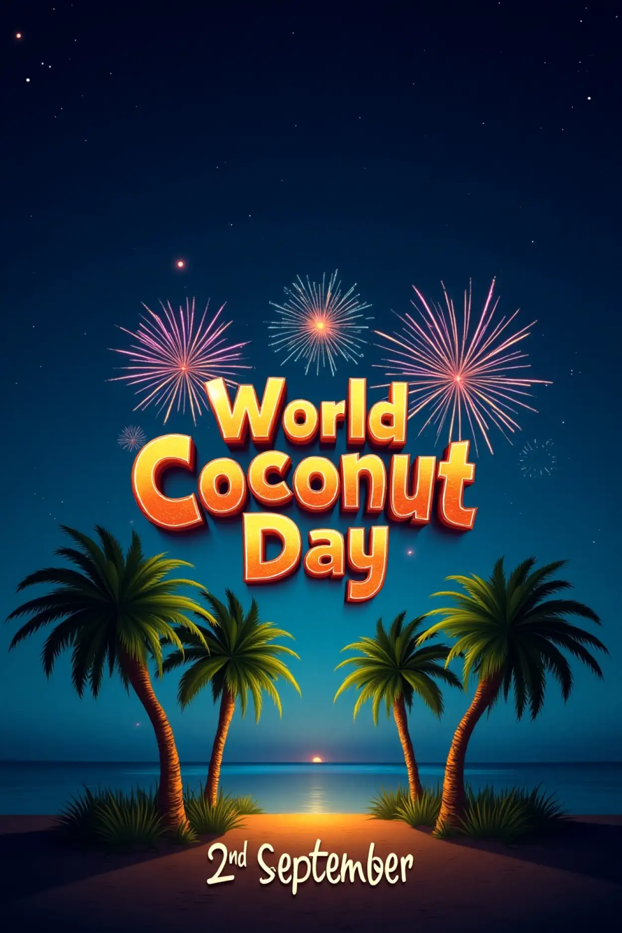 World Coconut Day Wishes In English - Royalty Free World Coconut Day Image | Pngmagic Free Download World Coconut Day Wishes In English - High Quality World Coconut Day Background