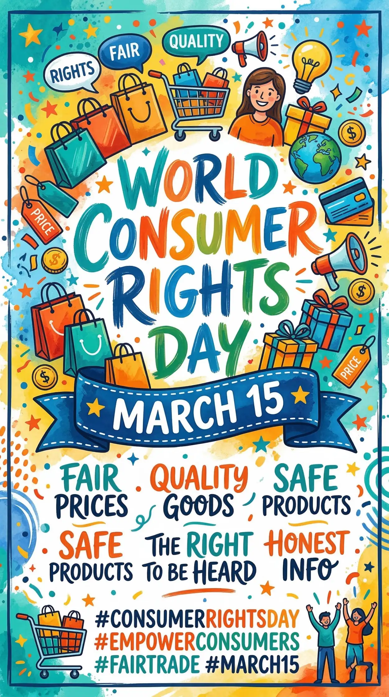 Free Download World Consumer Rights Day Consumer Safety Banner - High Quality World Consumer Rights Day Image
