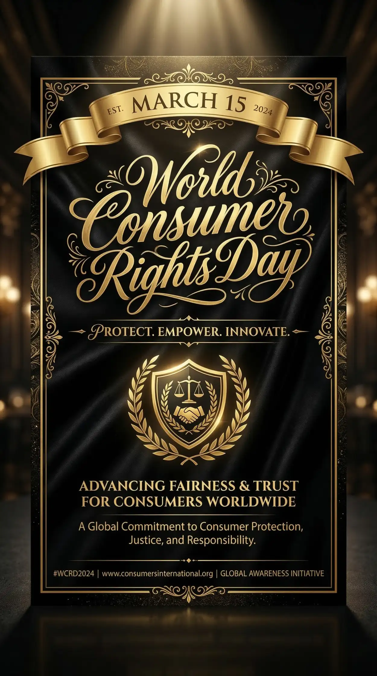 Free Download World Consumer Rights Day Creative Awareness Design - High Quality World Consumer Rights Day Image