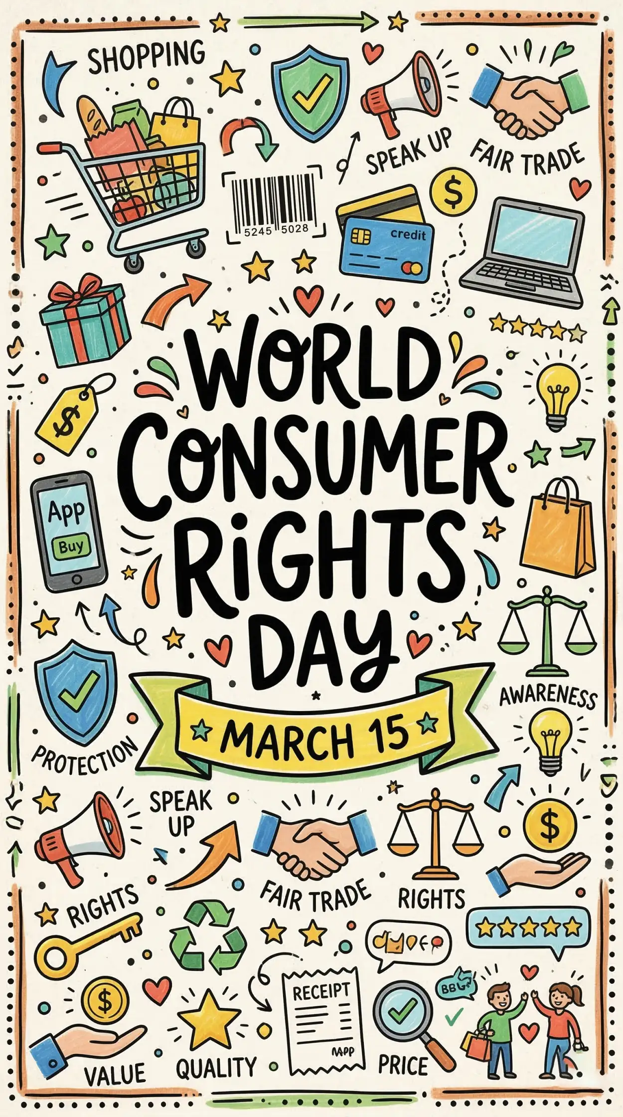 Free Download World Consumer Rights Day Drawing Ideas - High Quality World Consumer Rights Day Image