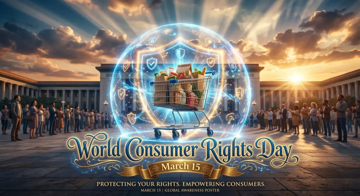 Free Download World Consumer Rights Day Global Consumer Protection Banner - High Quality World Consumer Rights Day Image