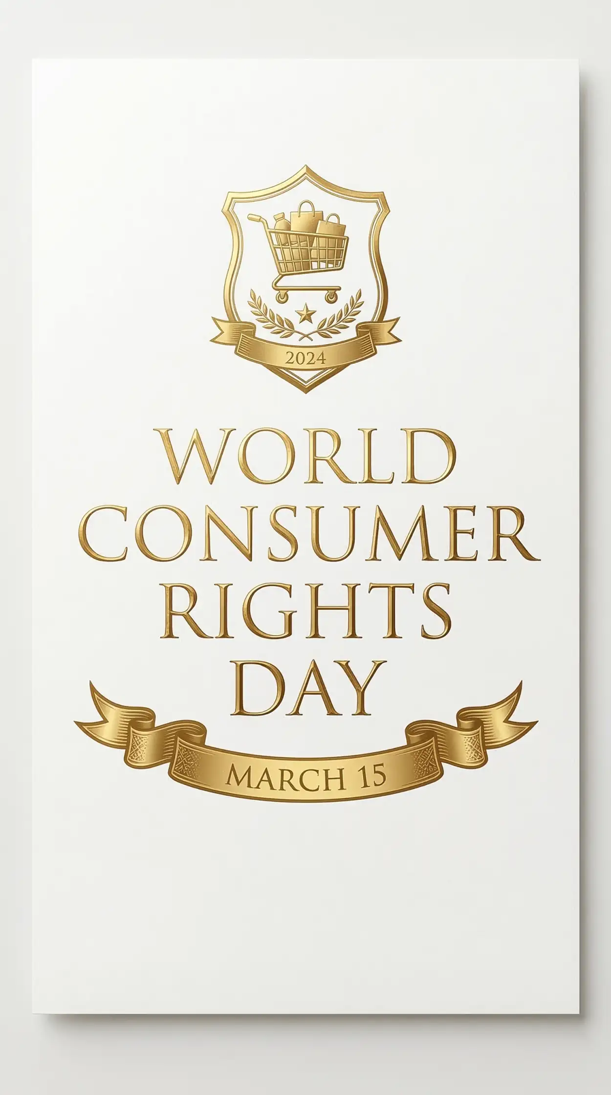 Free Download World Consumer Rights Day Modern Poster Template - High Quality World Consumer Rights Day Image