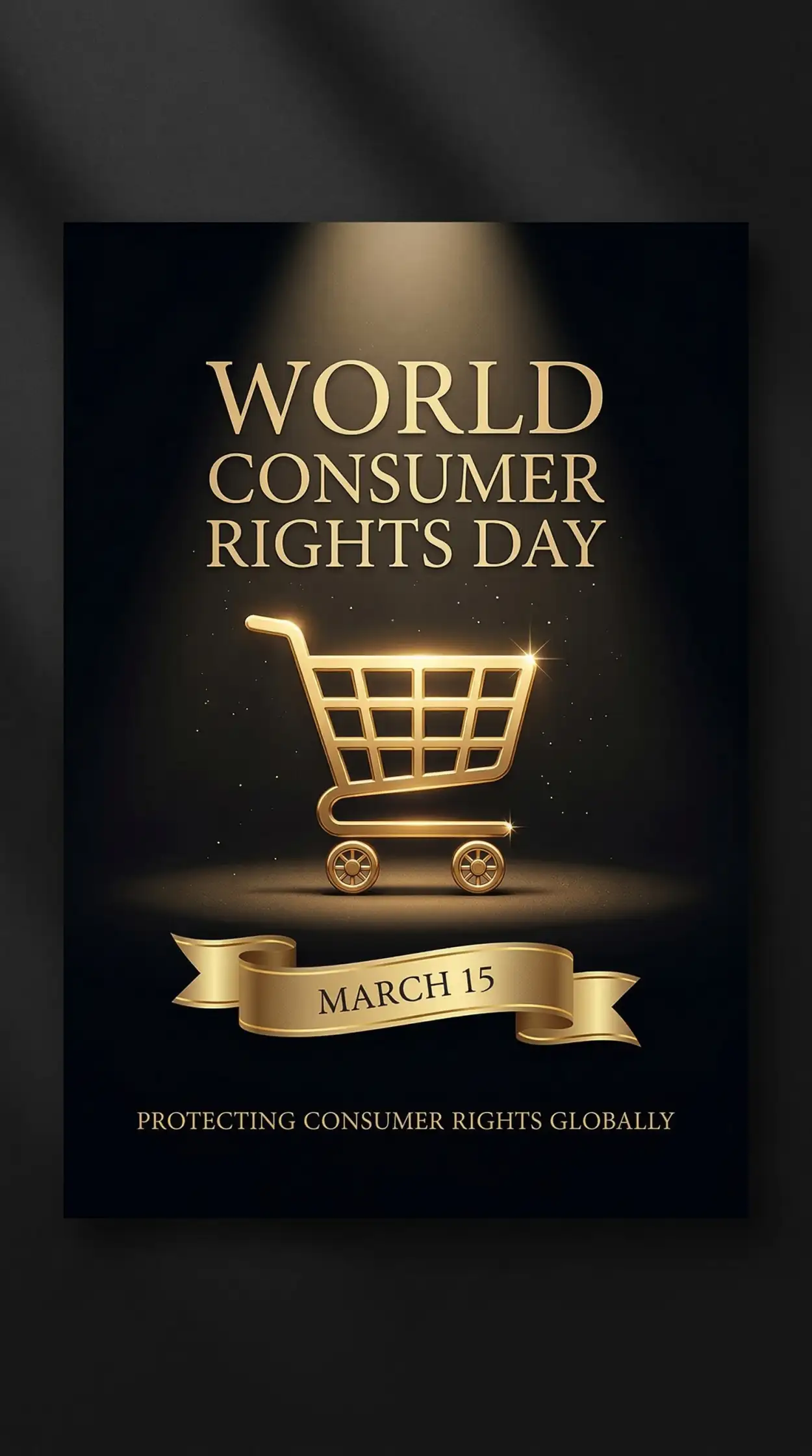 Free Download World Consumer Rights Day Professional Poster Template - High Quality World Consumer Rights Day Image