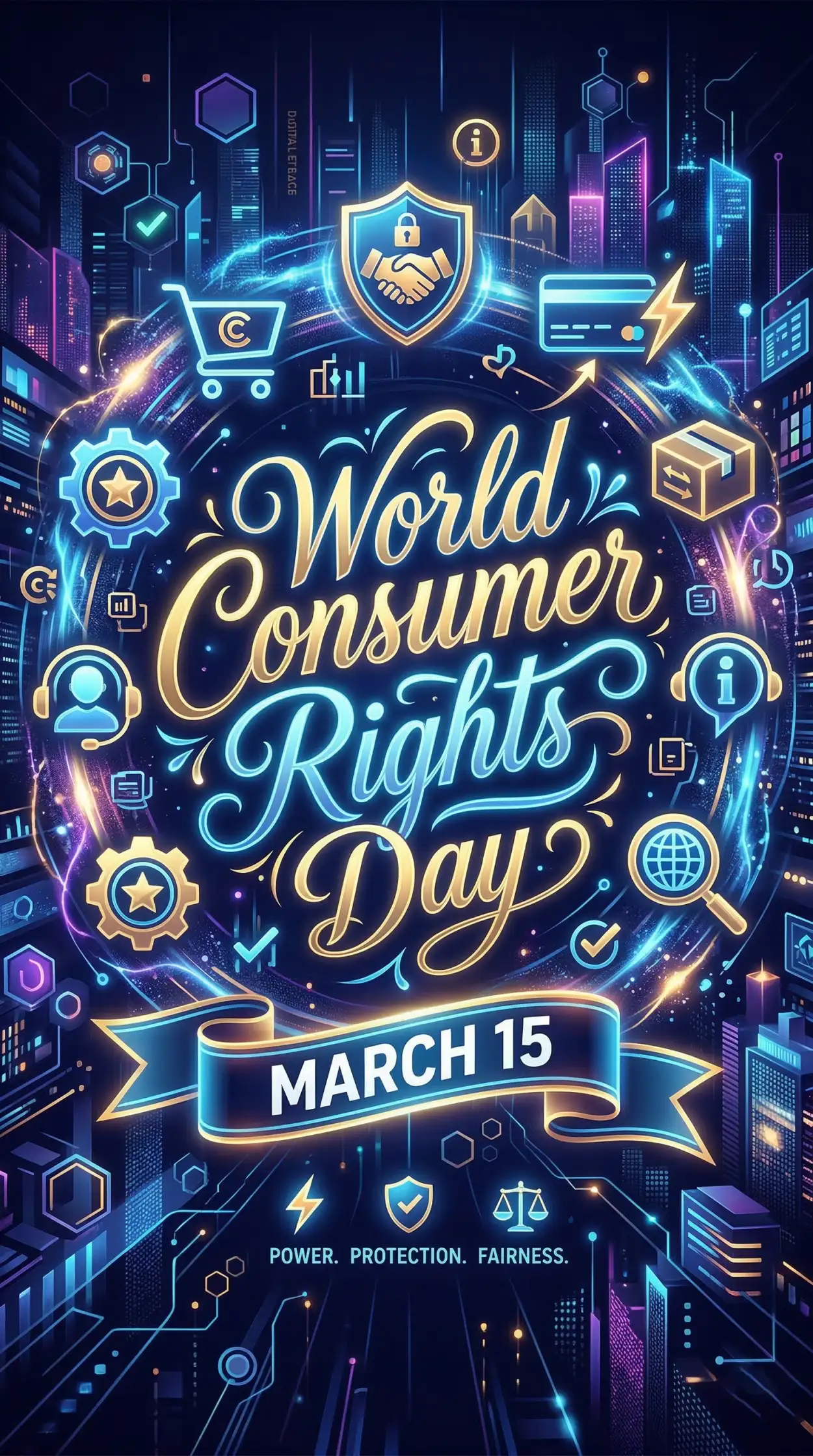 Free Download World Consumer Rights Day Social Media Awareness Design - High Quality World Consumer Rights Day Image