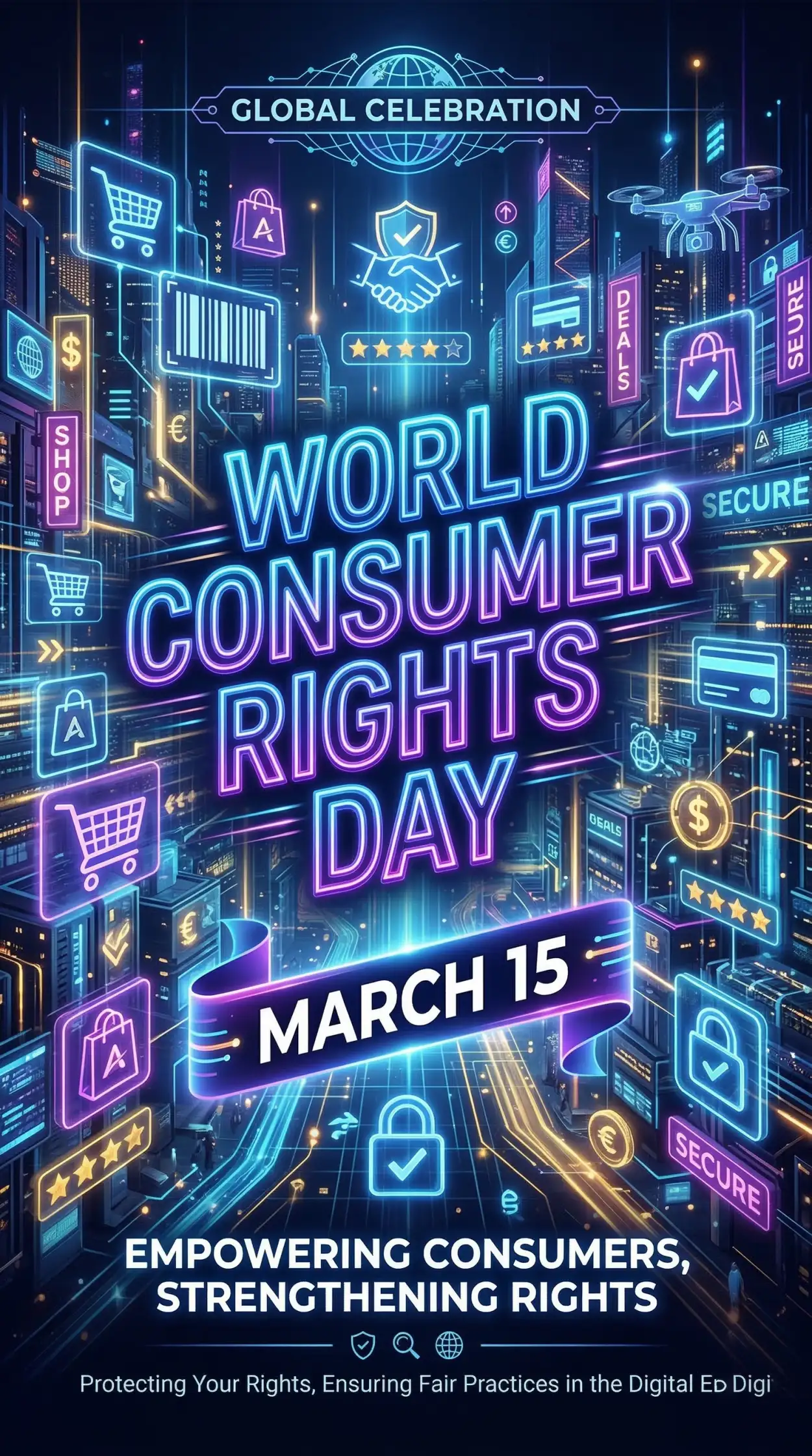 Free Download World Consumer Rights Day Social Media Post - High Quality World Consumer Rights Day Image