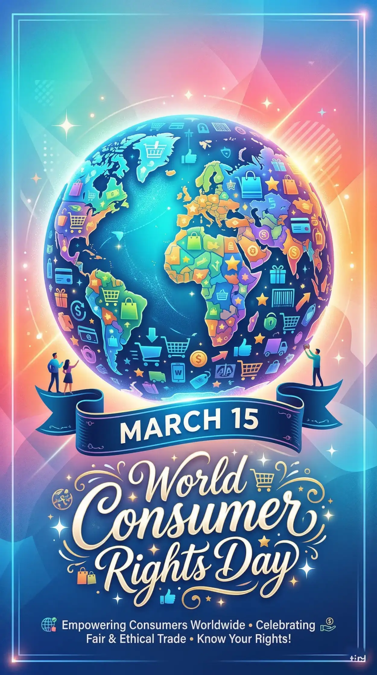 Free Download World Consumer Rights Day Vector Illustration - High Quality World Consumer Rights Day Image