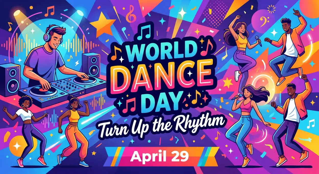 Free Download World Dance Day Quiz Questions - High Quality World Dance Day 2026 Image