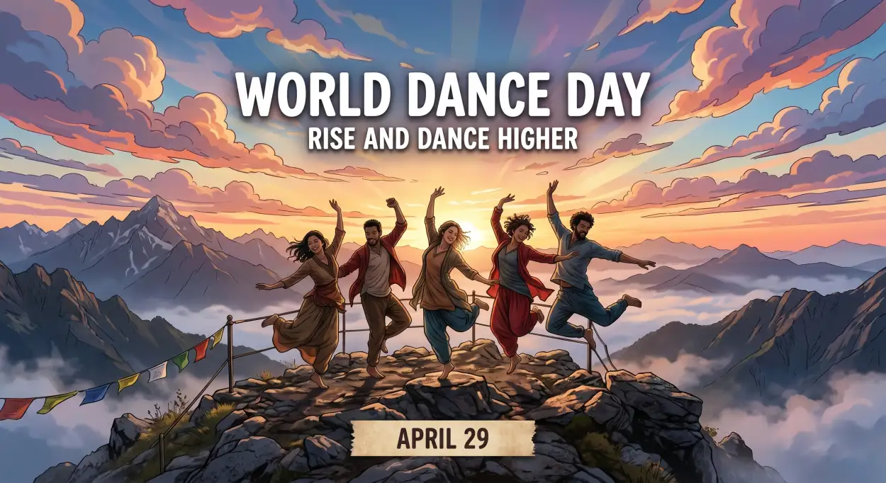 Free Download World Dance Day Wishes 2026 - High Quality World Dance Day 2026 Image