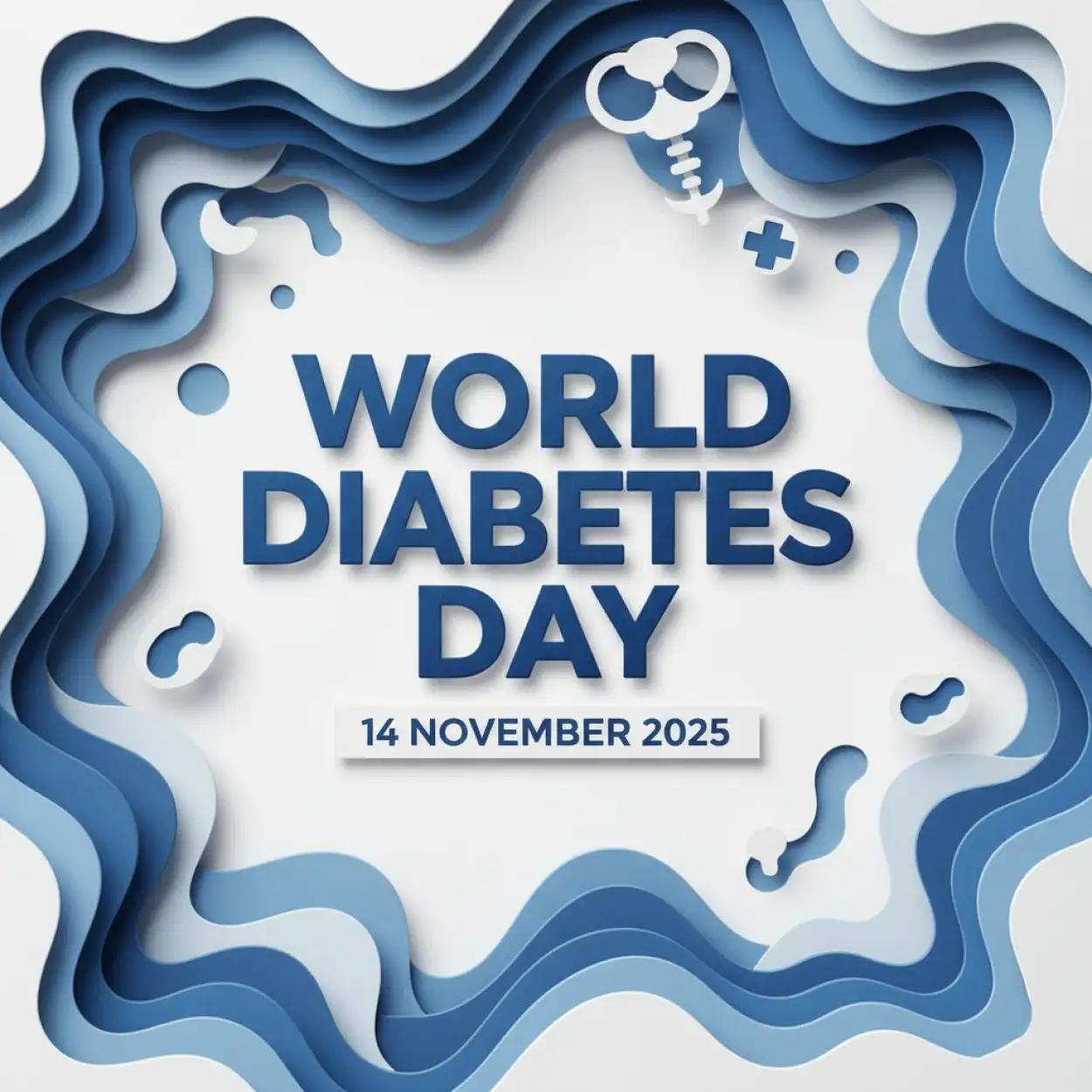 Free Download World Diabetes Day 2025 Awareness Campaign Poster - High Quality World Diabetes Day 2025 Image