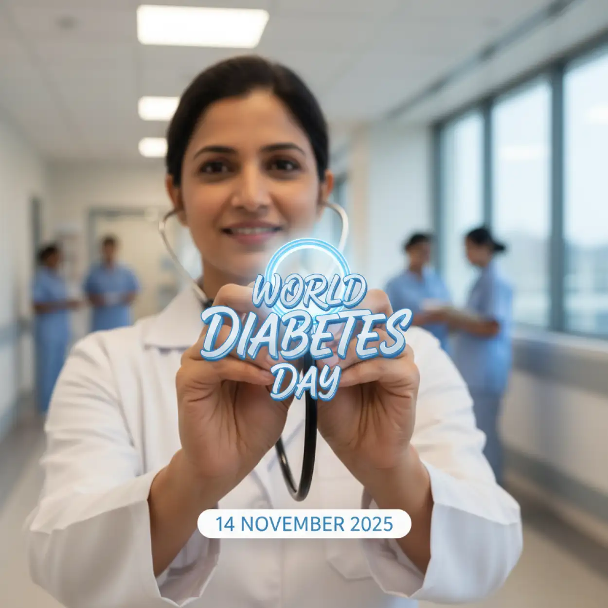 Free Download World Diabetes Day 2025 Awareness Quote Image - High Quality World Diabetes Day 2025 Image