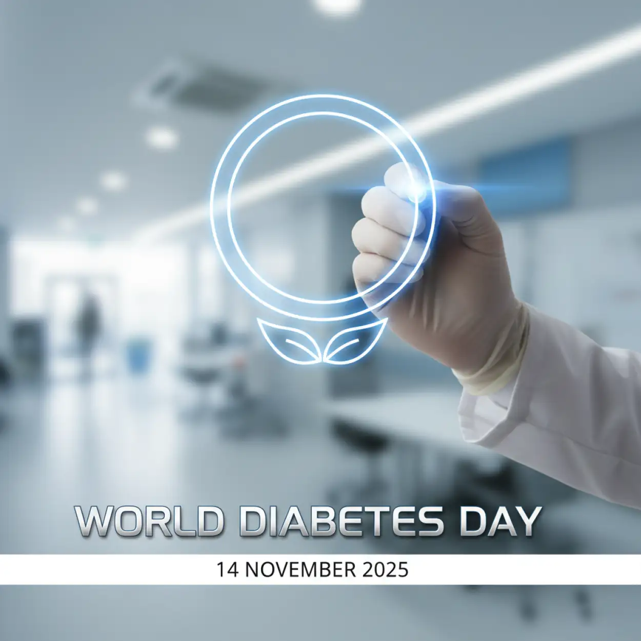 Free Download World Diabetes Day 2025 Background Hd Blue Circle - High Quality World Diabetes Day 2025 Background Image