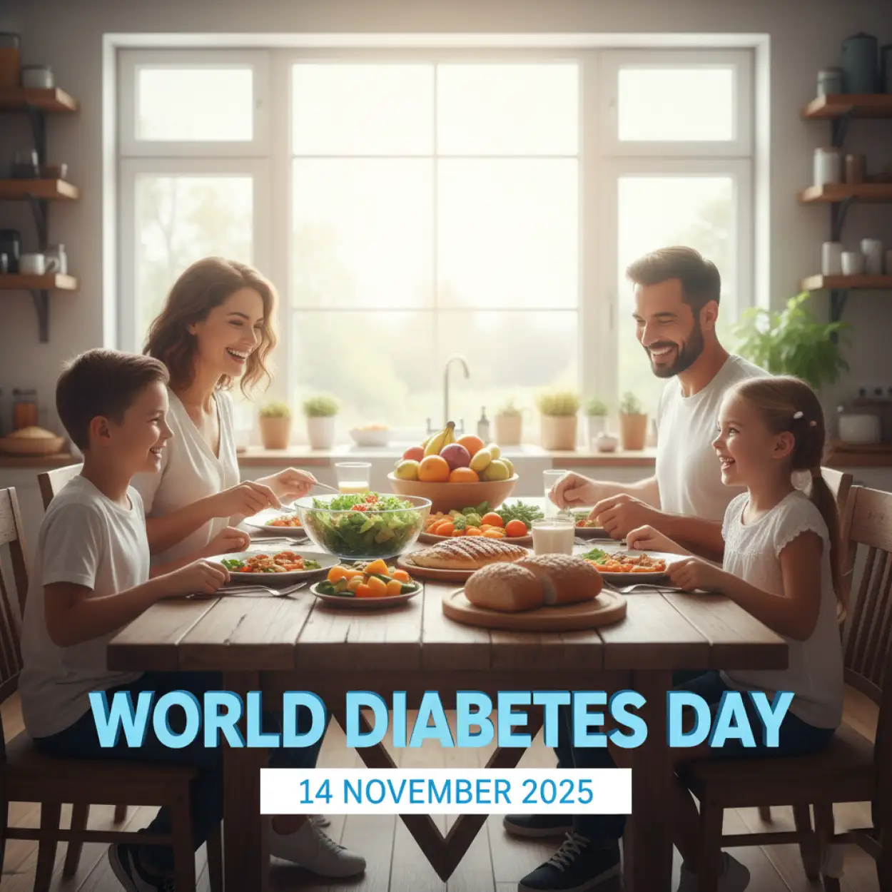 Free Download World Diabetes Day 2025 Banner For Health Campaign - High Quality World Diabeteworld Diabetes Day 2025s Day 2025 Image