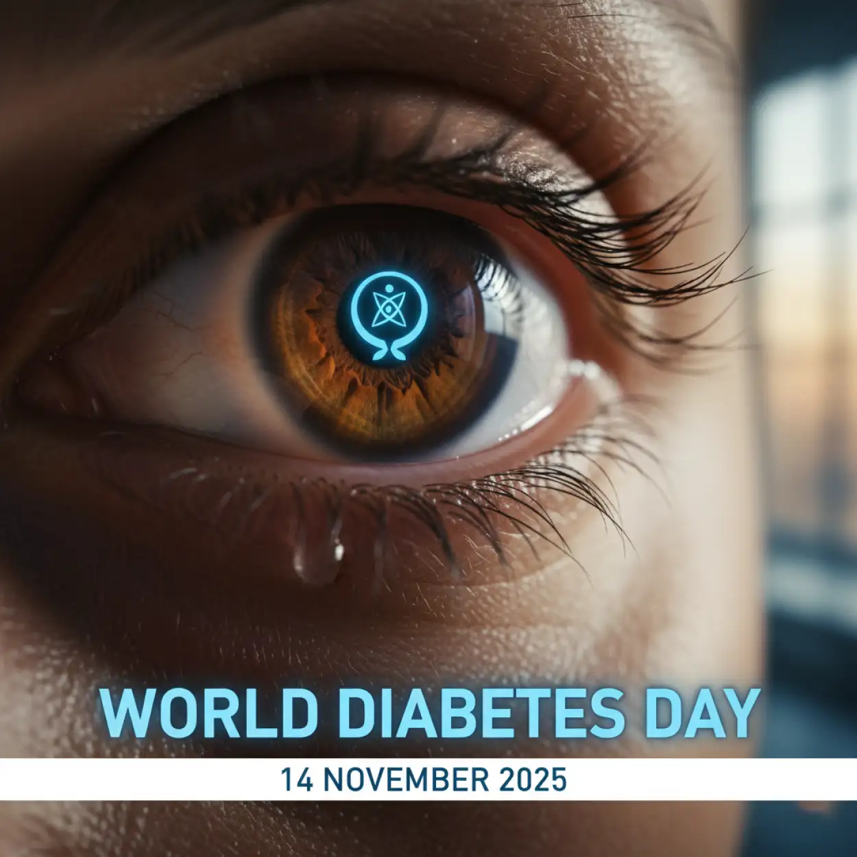 Free Download World Diabetes Day 2025 Hospital Awareness Banner - High Quality World Diabetes Day 2025 Image