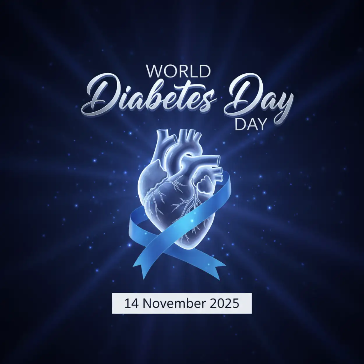 Free Download World Diabetes Day 2025 Image For Presentation - High Quality World Diabetes Day 2025 Image