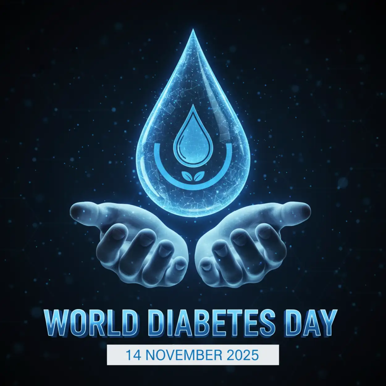 Free Download World Diabetes Day 2025 Photo Realistic Wallpaper - High Quality World Diabetes Day 2025 Image