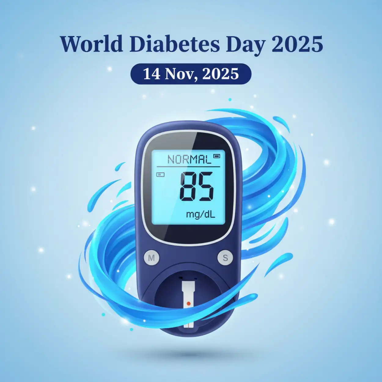 Free Download World Diabetes Day 2025 Theme And Slogan - High Quality World Diabetes Day Image