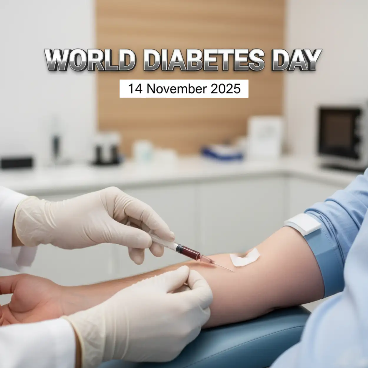 Free Download World Diabetes Day 2025 Theme Awareness Design - High Quality World Diabetes Day 2025 Image