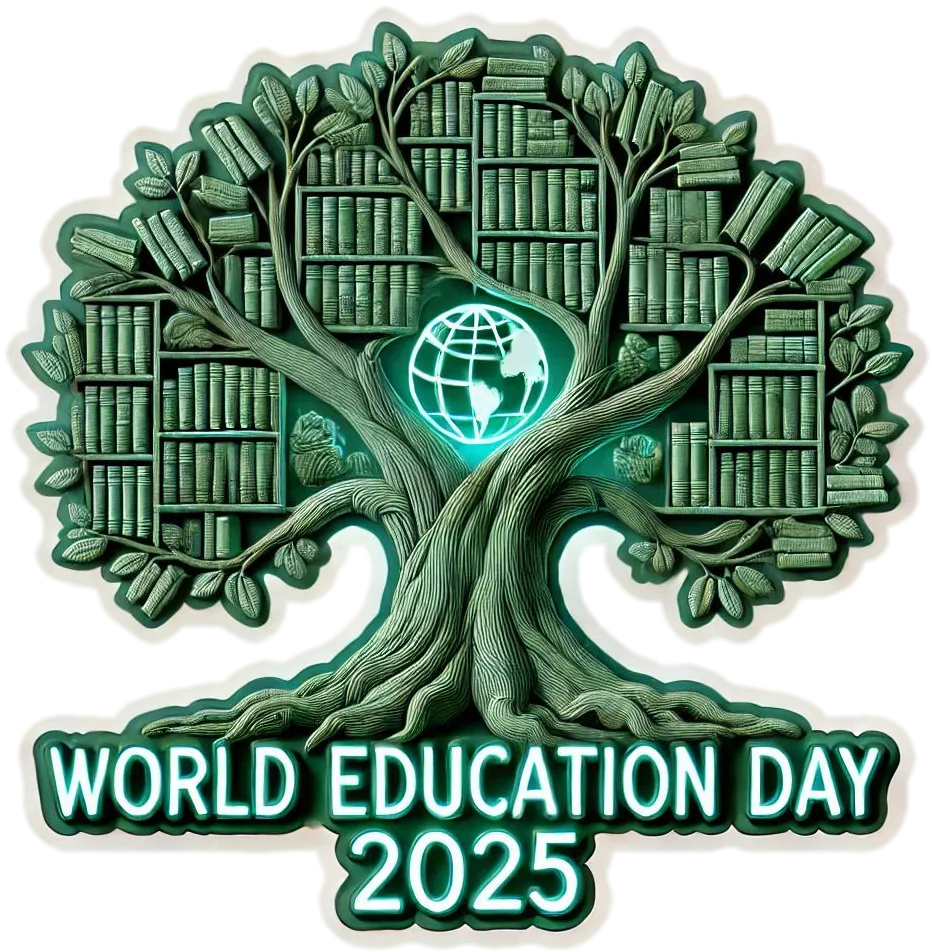 Free Download World Education Day 2025 Png Designs For Social Media Posts - High Quality World Education Day Png Transparent PNG