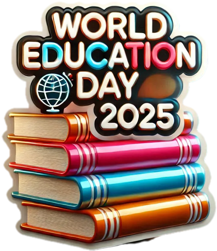 World Education Day 2025 Png For Digital Campaigns - Royalty Free World Education Day Png Image | Pngmagic Free Download World Education Day 2025 Png For Digital Campaigns - High Quality World Education Day Png PNG Image