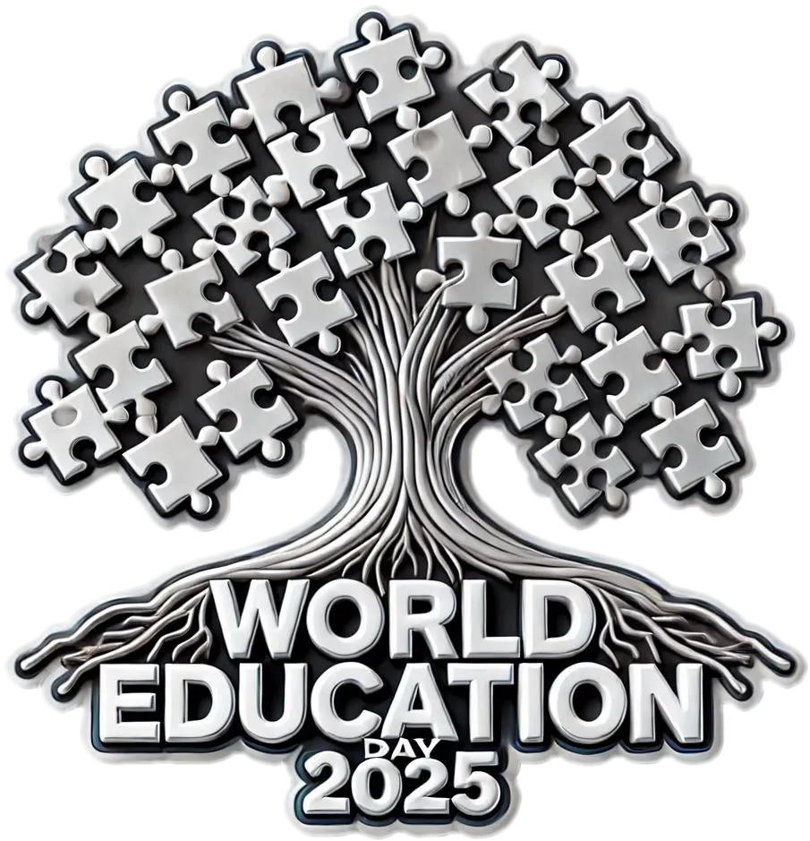 Free Download World Education Day 2025 Png For School Projects - High Quality World Education Day PNG PNG Image