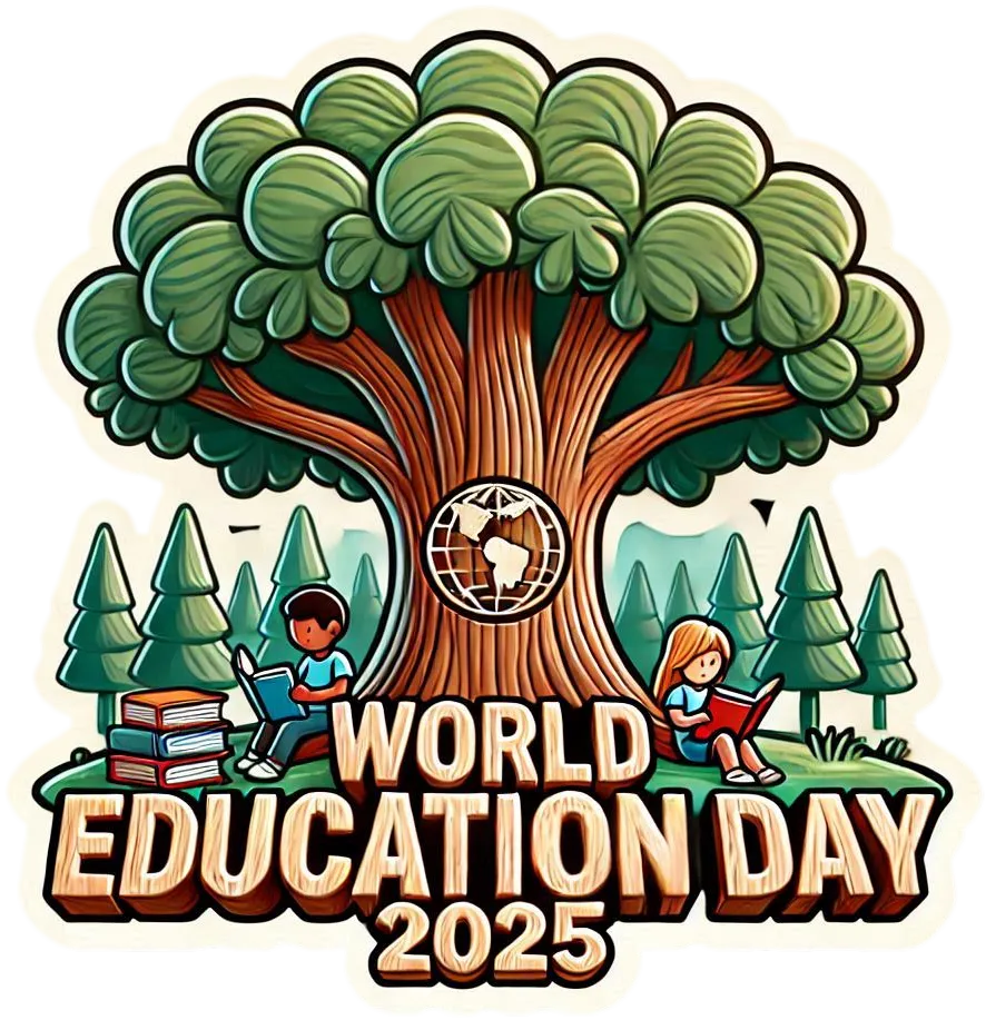 World Education Day 2025 Png Highlighting Education Equality - Royalty Free World Education Day Png Image | Pngmagic Free Download World Education Day 2025 Png Highlighting Education Equality - High Quality World Education Day Png PNG Image