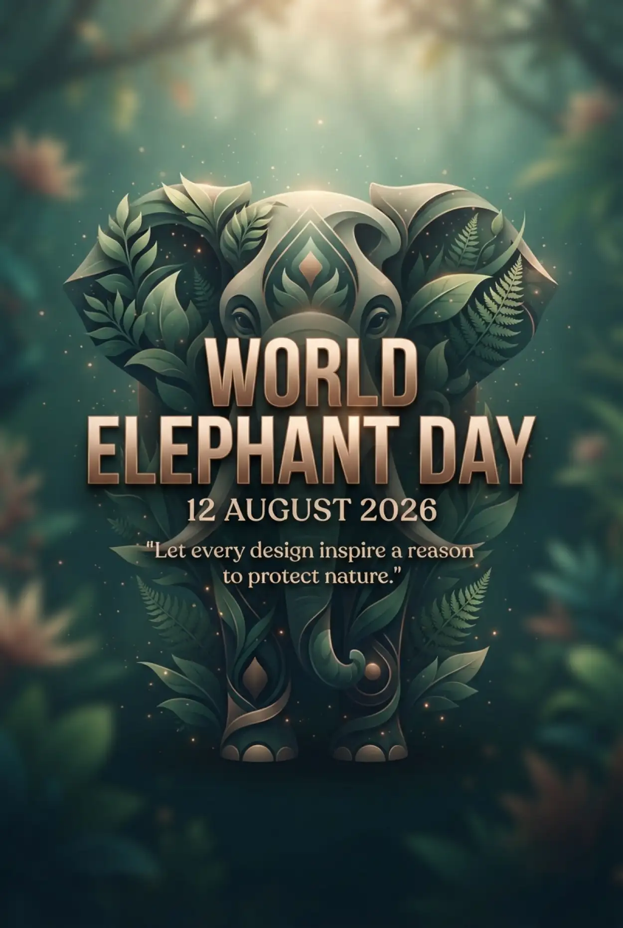 Free Download World Elephant Day 2026 Elephant Graphic Design - High Quality World Elephant Day 2026 Image