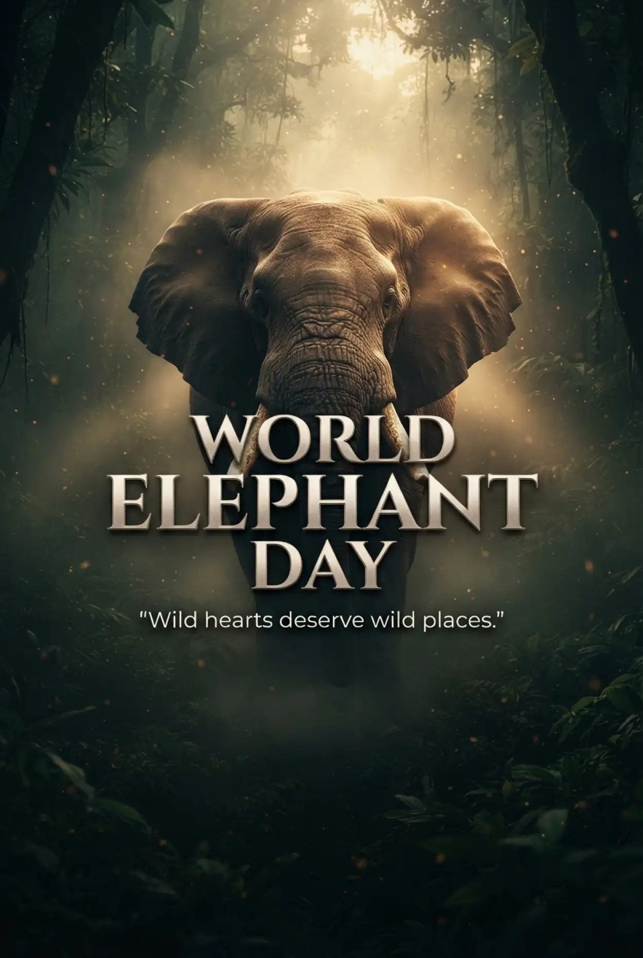 Free Download World Elephant Day 2026 Facebook Post - High Quality World Elephant Day 2026 Image