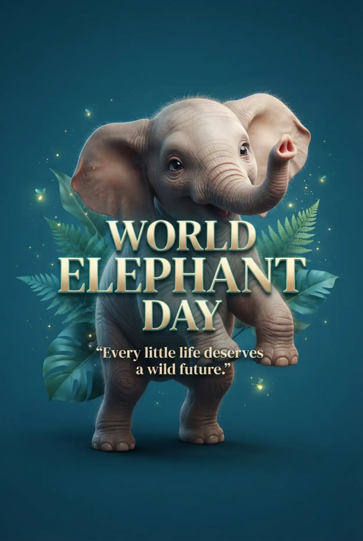 Free Download World Elephant Day 2026 Realistic Elephant Png - High Quality World Elephant Day 2026 Transparent PNG