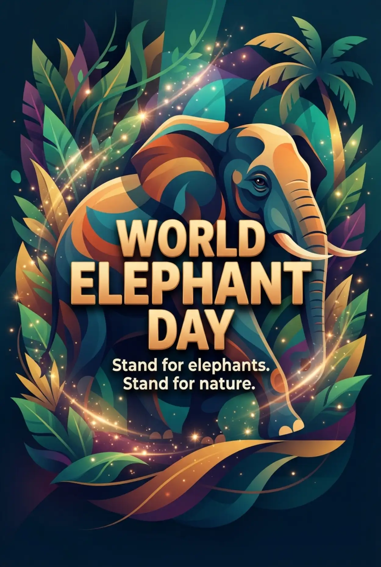 Free Download World Elephant Day 2026 Status Images - High Quality World Elephant Day 2026 Image