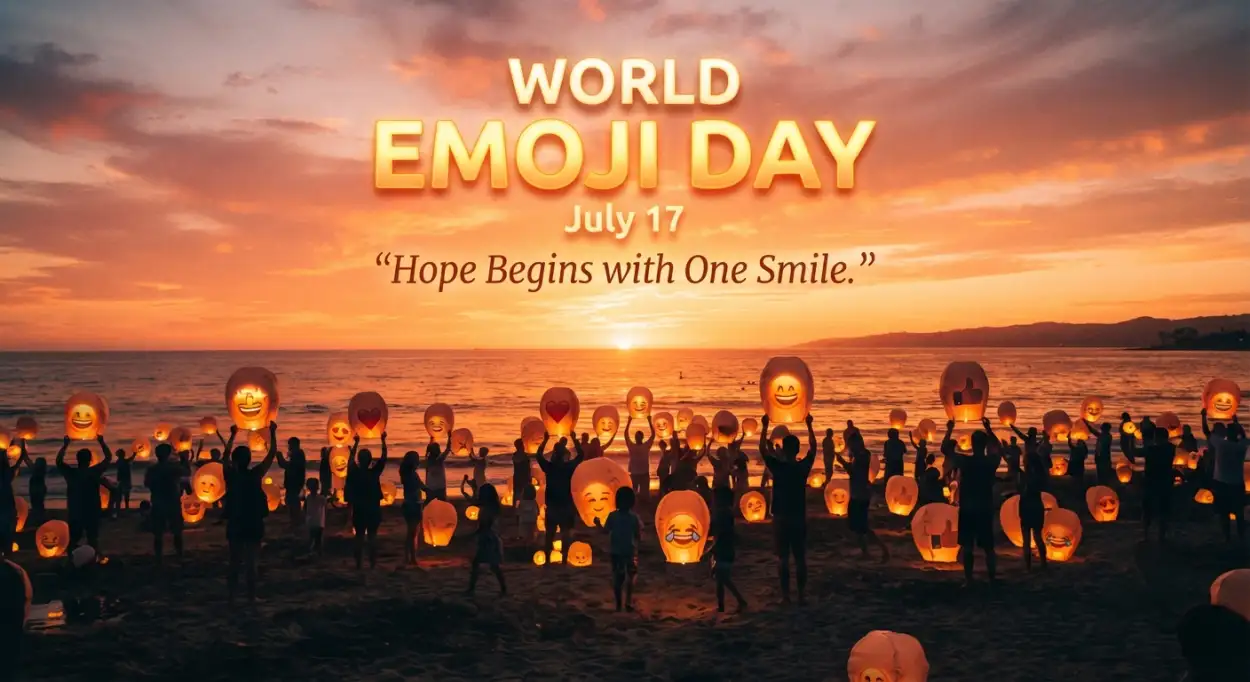 Free Download World Emoji Day Awareness Poster - High Quality World Emoji Day Poster 2026 Image